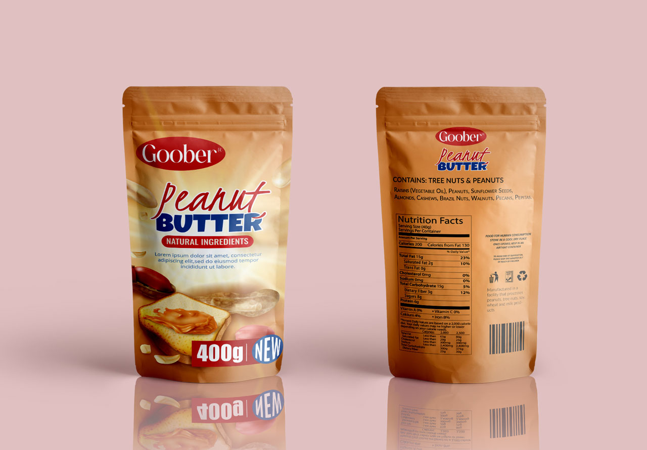 Goober Peanut Butter Standup Pouch