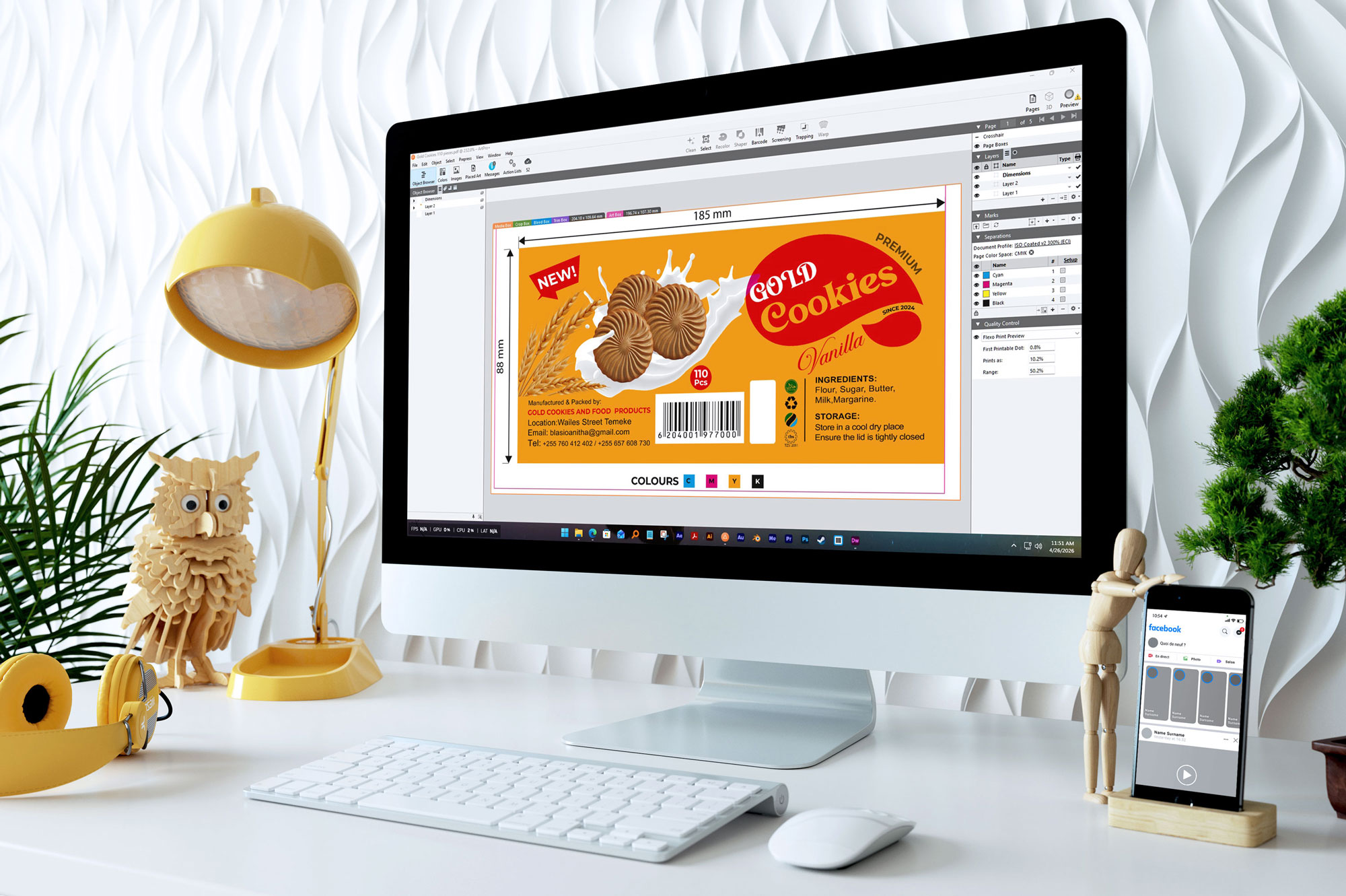Prepress Services at Briandcas.
